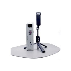 SELFIE STICK INALÁMBRICO COM RINGLIGHT E SOPORTE P60D PRETO SELFIE STICK INALÁMBRICO COM RINGLIGHT E SOPORTE P60D PRETO